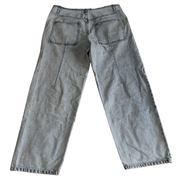 Tibi Size 32 Acid Iceberg Denim Newman Jean - Picture 2 of 16